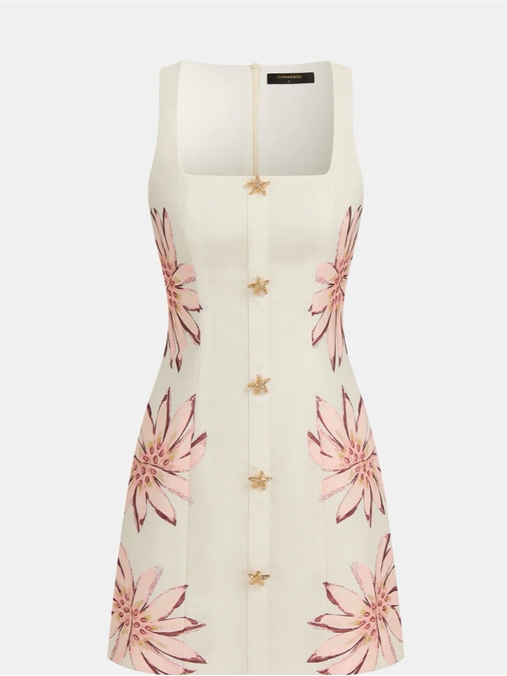 Floral Starfish Sleeveless Dress